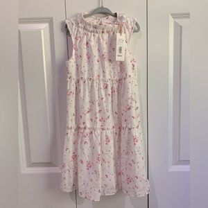 GB Girls Doll sleeveless tiered dress in Pink Frost. Size 6. NWT